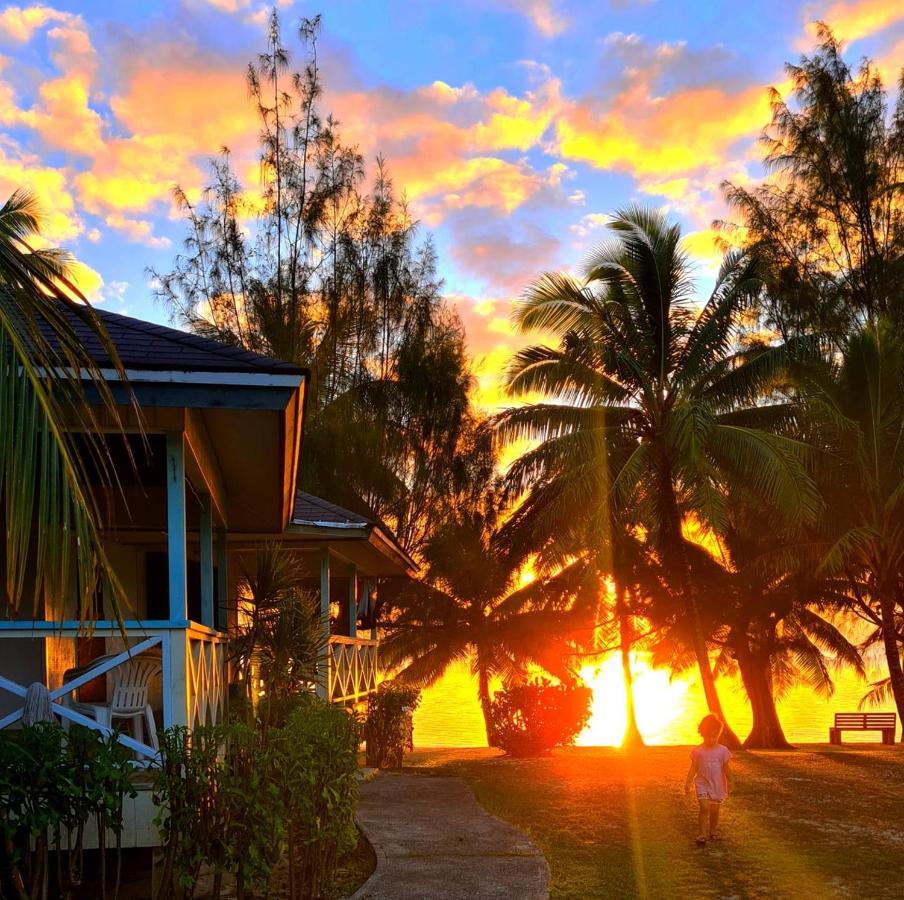 عموري Sunny Beach Bungalows - Aitutaki المظهر الخارجي الصورة
